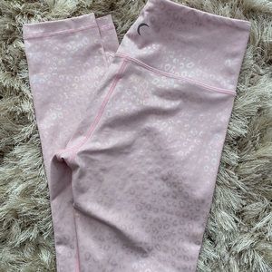 ZYIA active pink leopard leggings